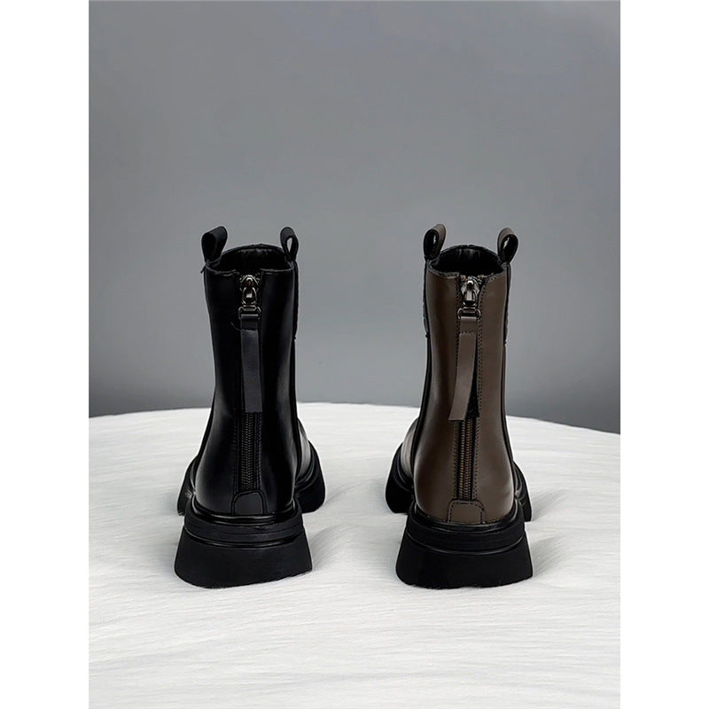 Women's Martin British Style Fashion Chelsea Platform Boots