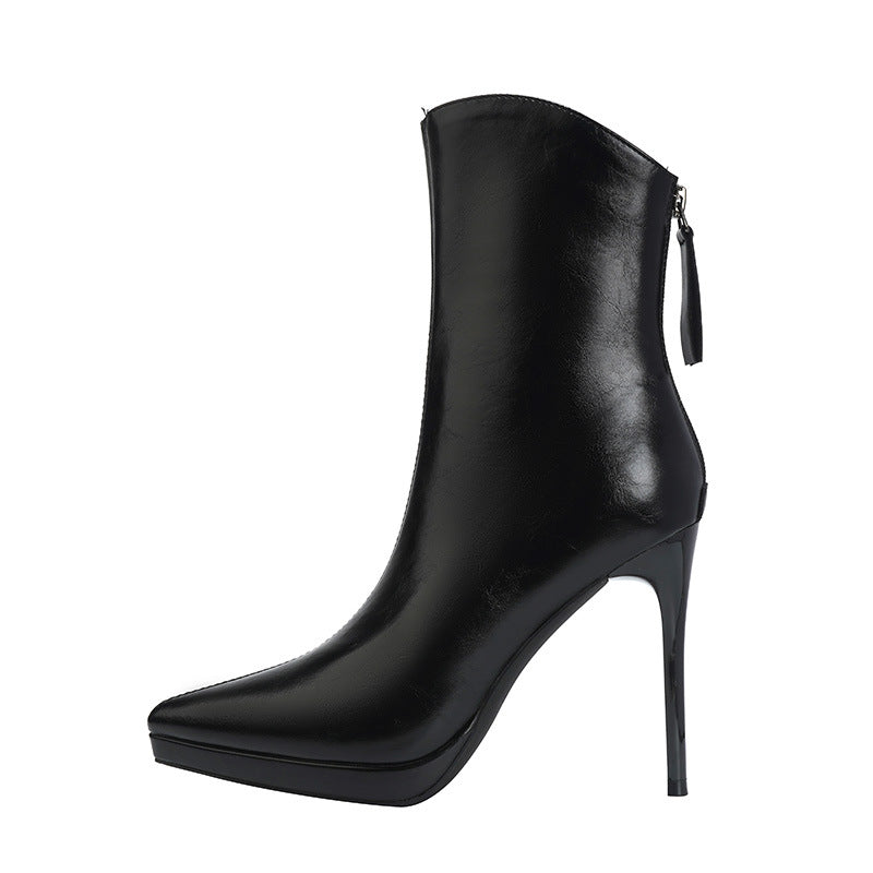 Cool Versatile Fashion Unique Elegant Winter Women's Leather Boots