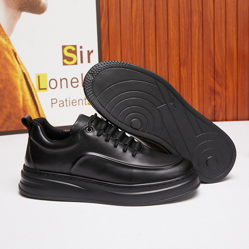 Men's Thickened Light Bottom Online Embossed Comfortable Casual Shoes