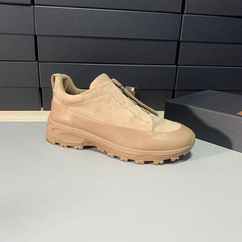 Men's Z Elastic Band Thick Bottom Business Casual Shoes