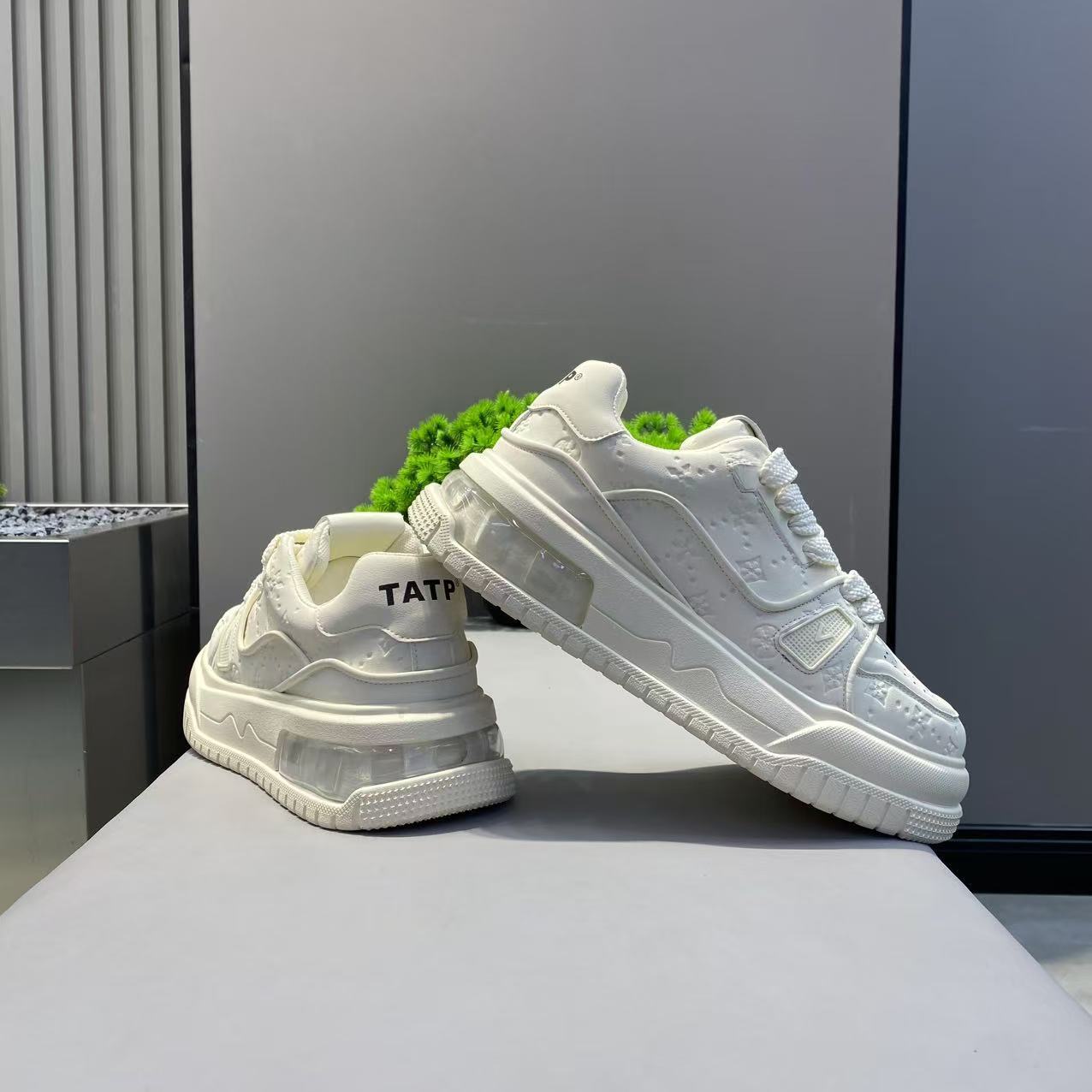 Men's High Top Wild Sports Trendy White Men's Casual Shoes