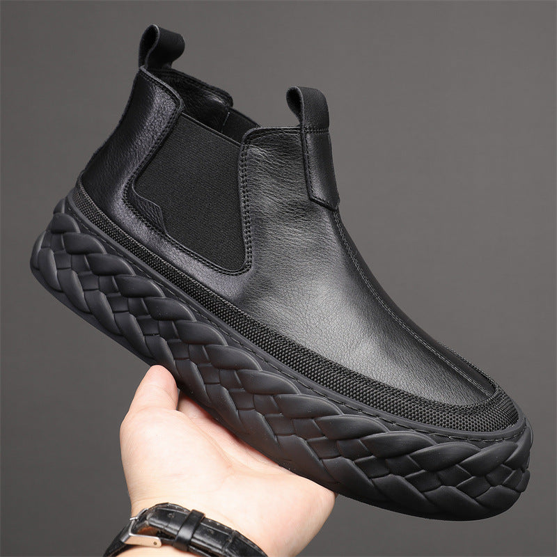 Men's Trendy Business Shirt Martin Slip-on Lofter Boots