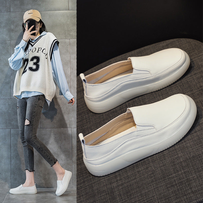Women's Large Size Leisure Muffin Soft Bottom Women's Casual Shoes