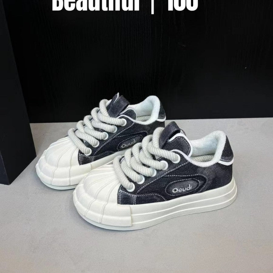 The Bottom Black White Board Ugly Cute Sneakers