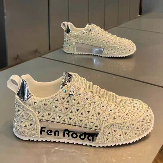 Men's Autumn Breathable Fashionable Printed High-grade Light Luxury Color Men's Casual Shoes