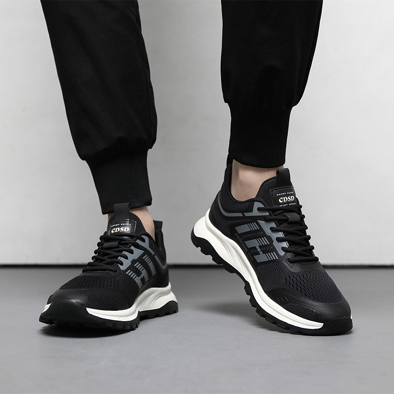 Men's Popular Mesh Spring Breathable Running Soft Bottom Men's Casual Shoes