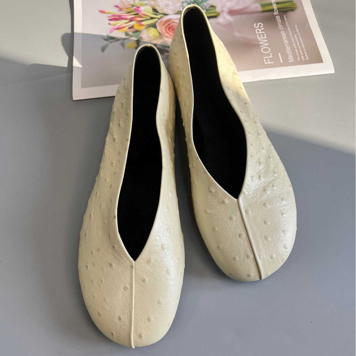 Fashion Genuine Retro Style Comfortable Round Head Women's Casual Shoes