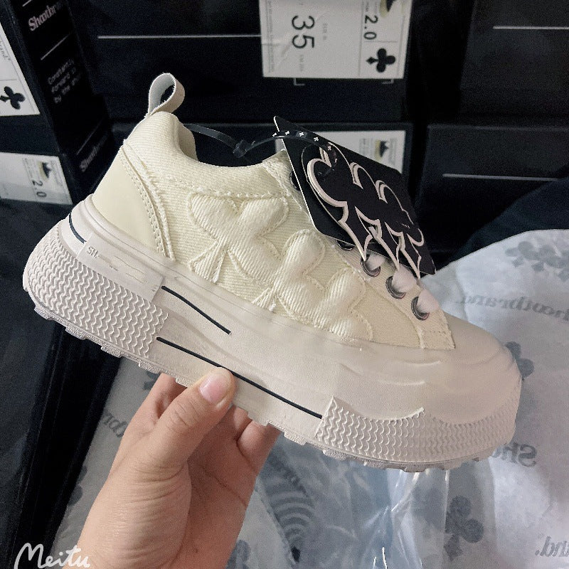 Women's & Men's Goods Wang He's Thick-soled Versatile Small Sneakers