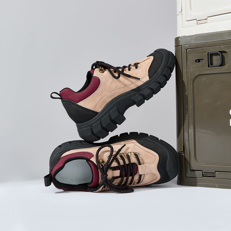Women's Travel Outdoor Hiking Platform Height Increasing Women's Sports Shoes