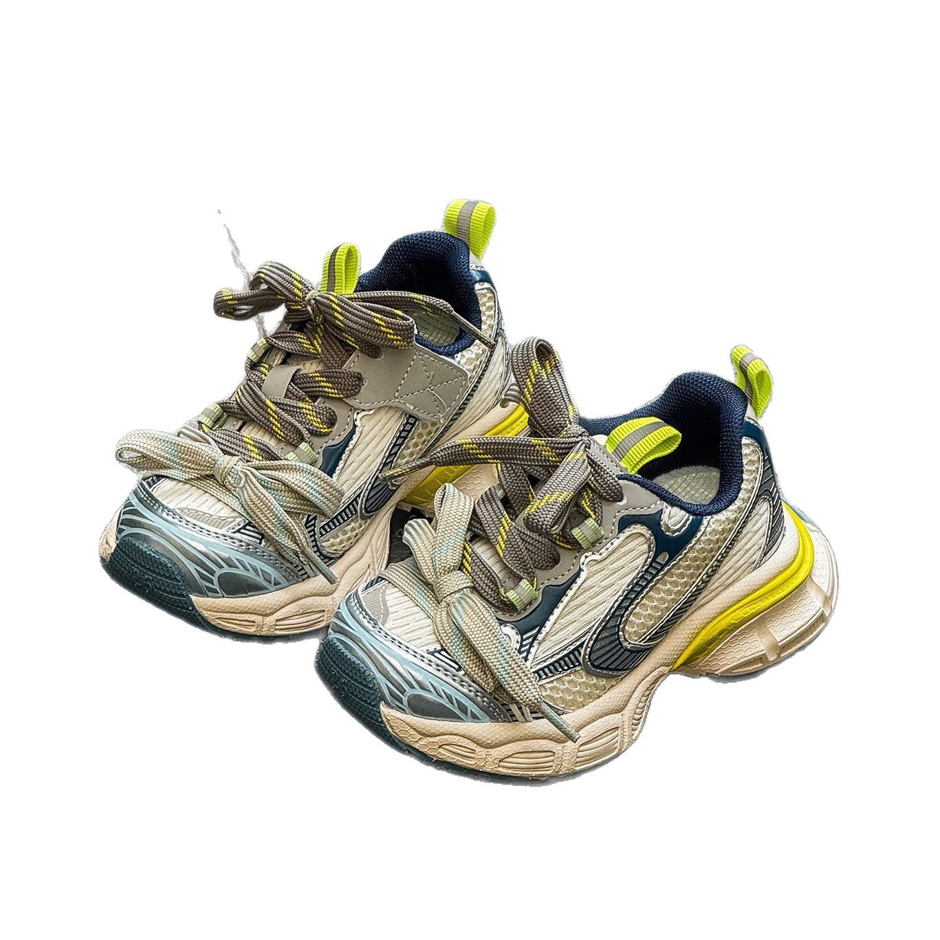 Children's Spring Fashion Trend Double Breathable Lightweight Children's Sports Shoes