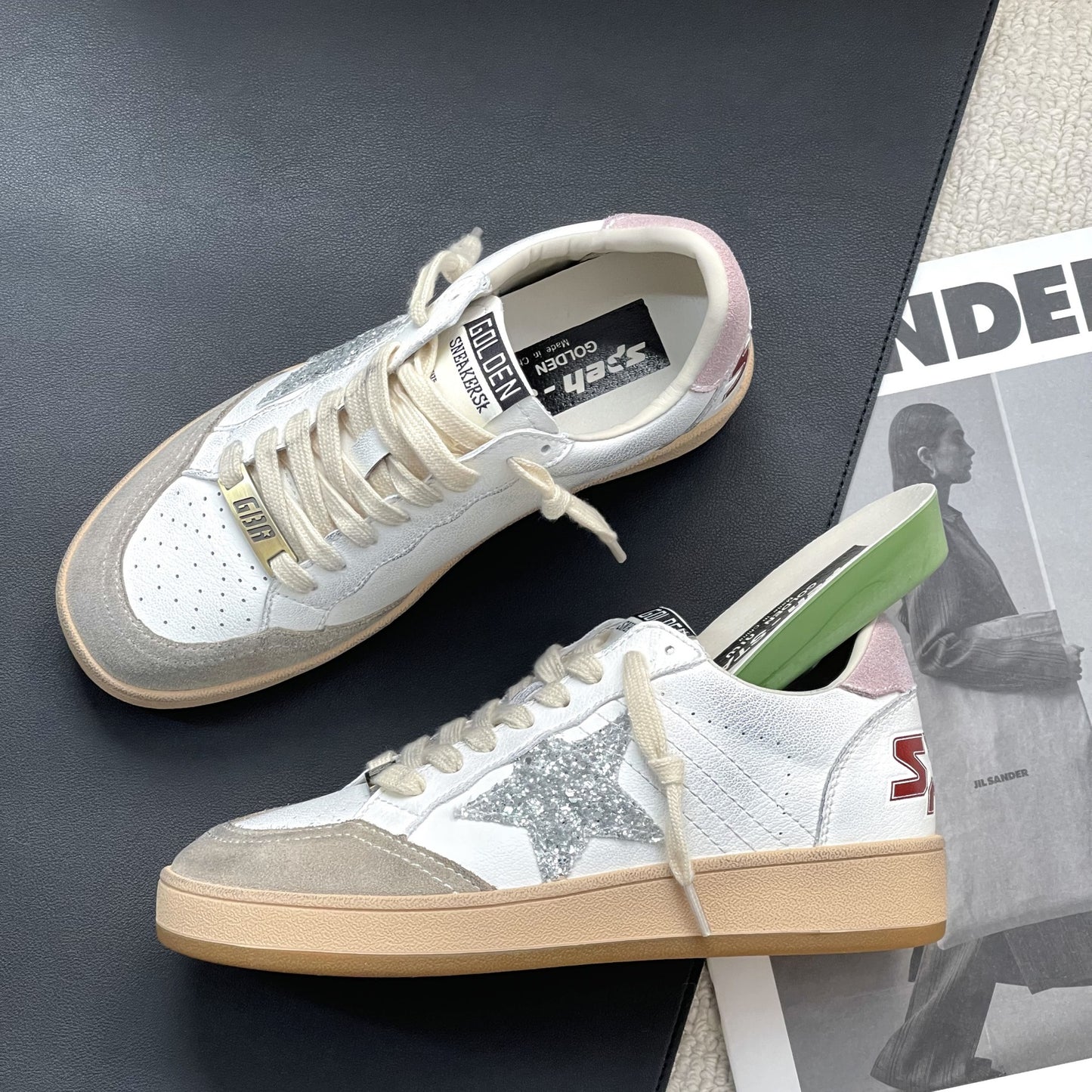 Women's Color Matching Brushed Old Flat Preppy Style Women's Casual Shoes