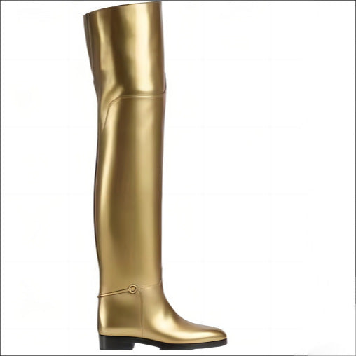 Elegant Comfortable Big Tube Circumference Yards Boots