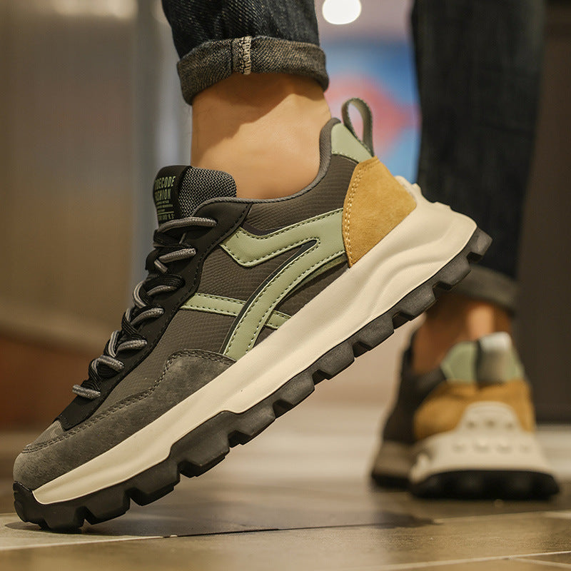 Men's Platform Heightened Plus Sizes Size Portable Casual Shoes