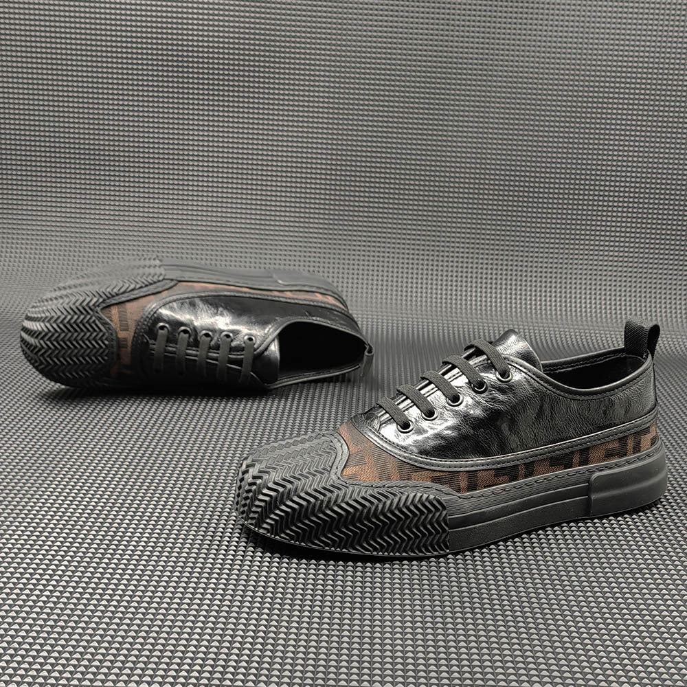 Men's Fashionable Biscuit Shape Soft Bottom Breathable Sneakers