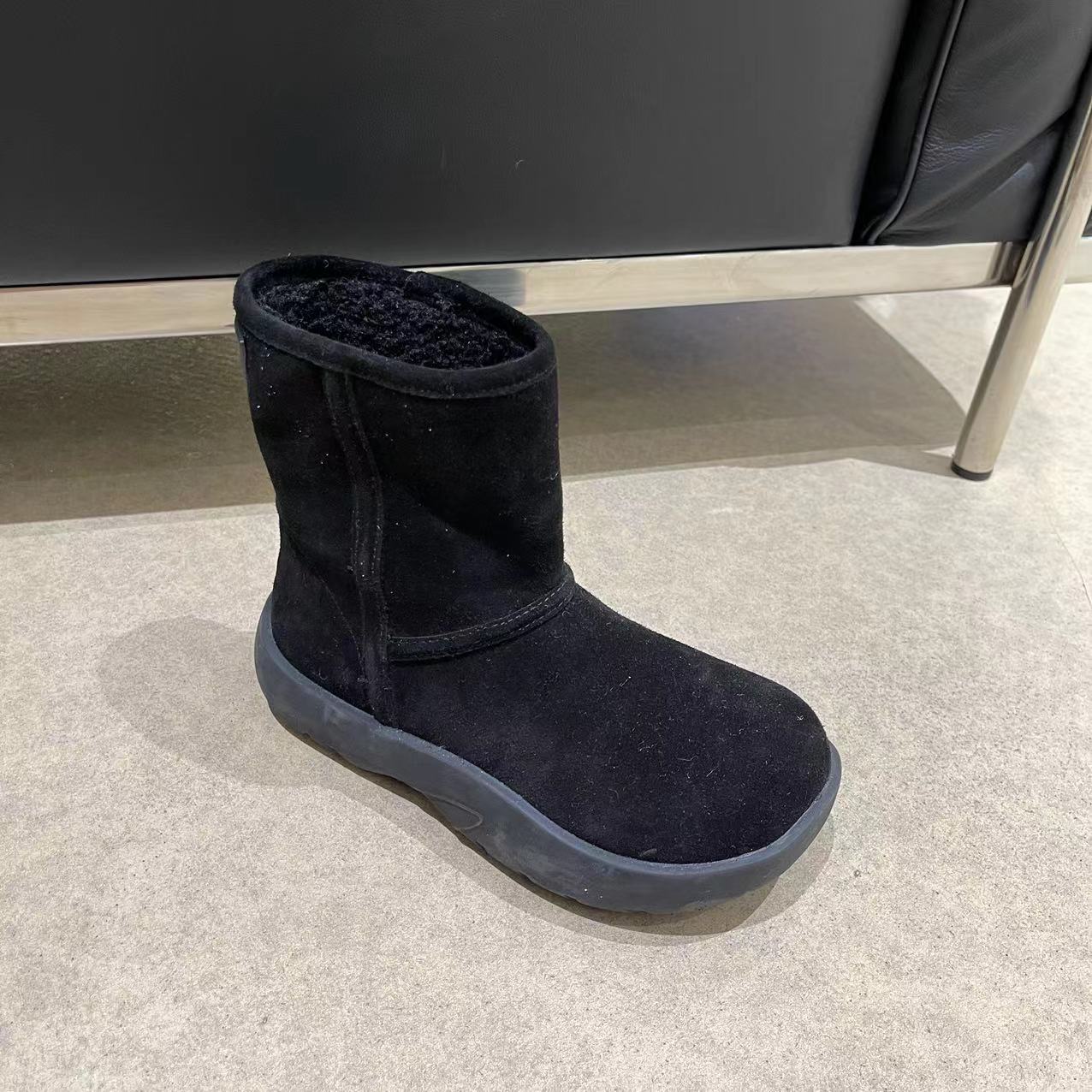 Women's Winter Fleece-lined Warm Fur Integrated Northeast Thick Snow Boots