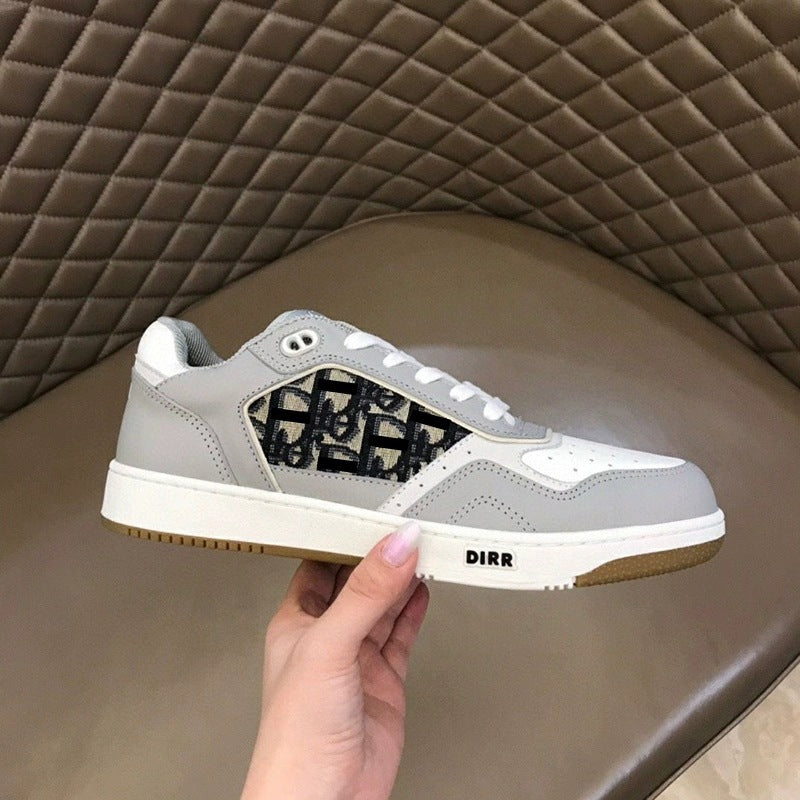 Women's Fashion Home White Letter Jacquard Sneakers