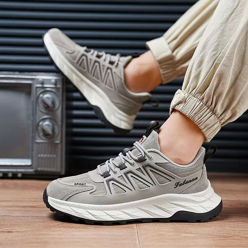 Men's Platform Lightweight Comfortable Soft Bottom Running Sneakers