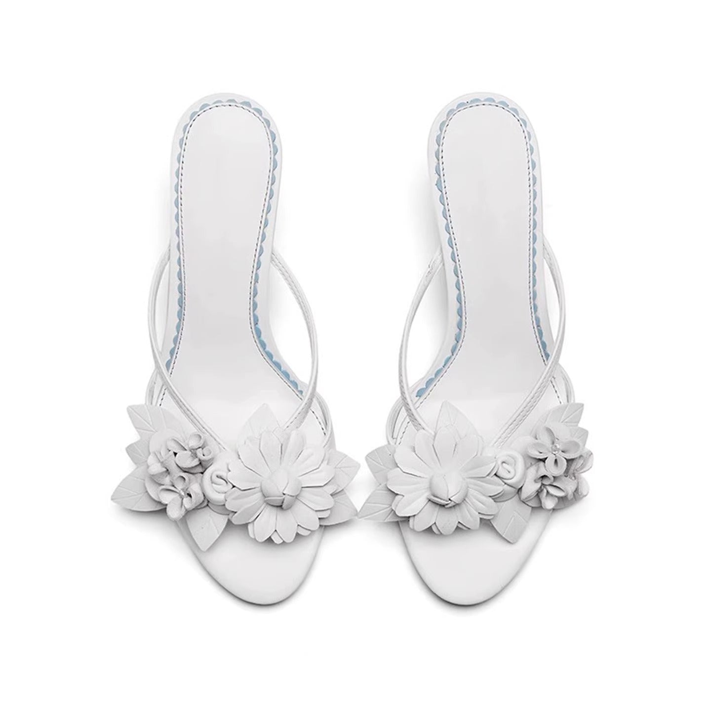 Women's Hair Flower Summer Genuine Open Toe Sexy French Style With Sandals