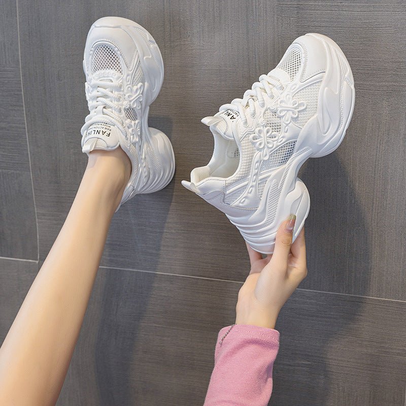Women's Thick-soled Dad Height Increasing Running Sports Casual Shoes