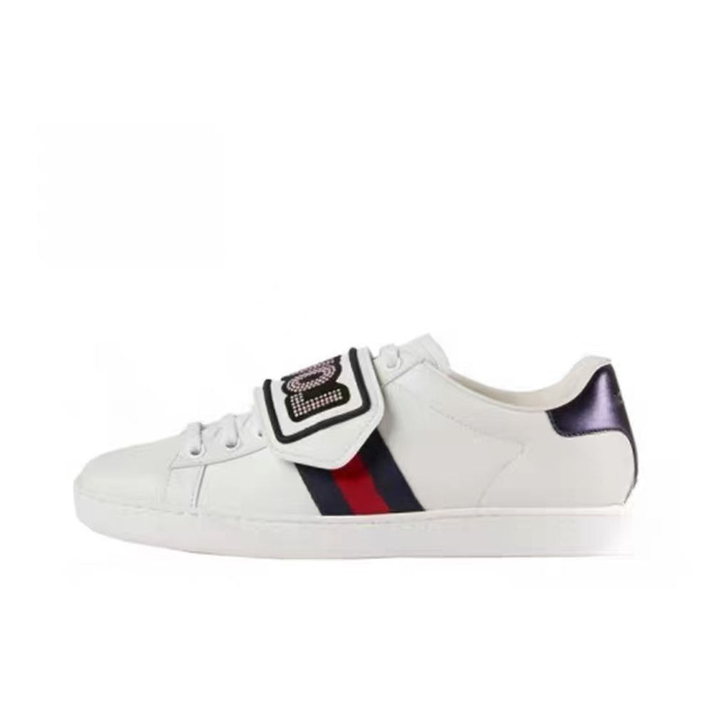 Men's Letters Little Bee White Couple Fashion Sneakers