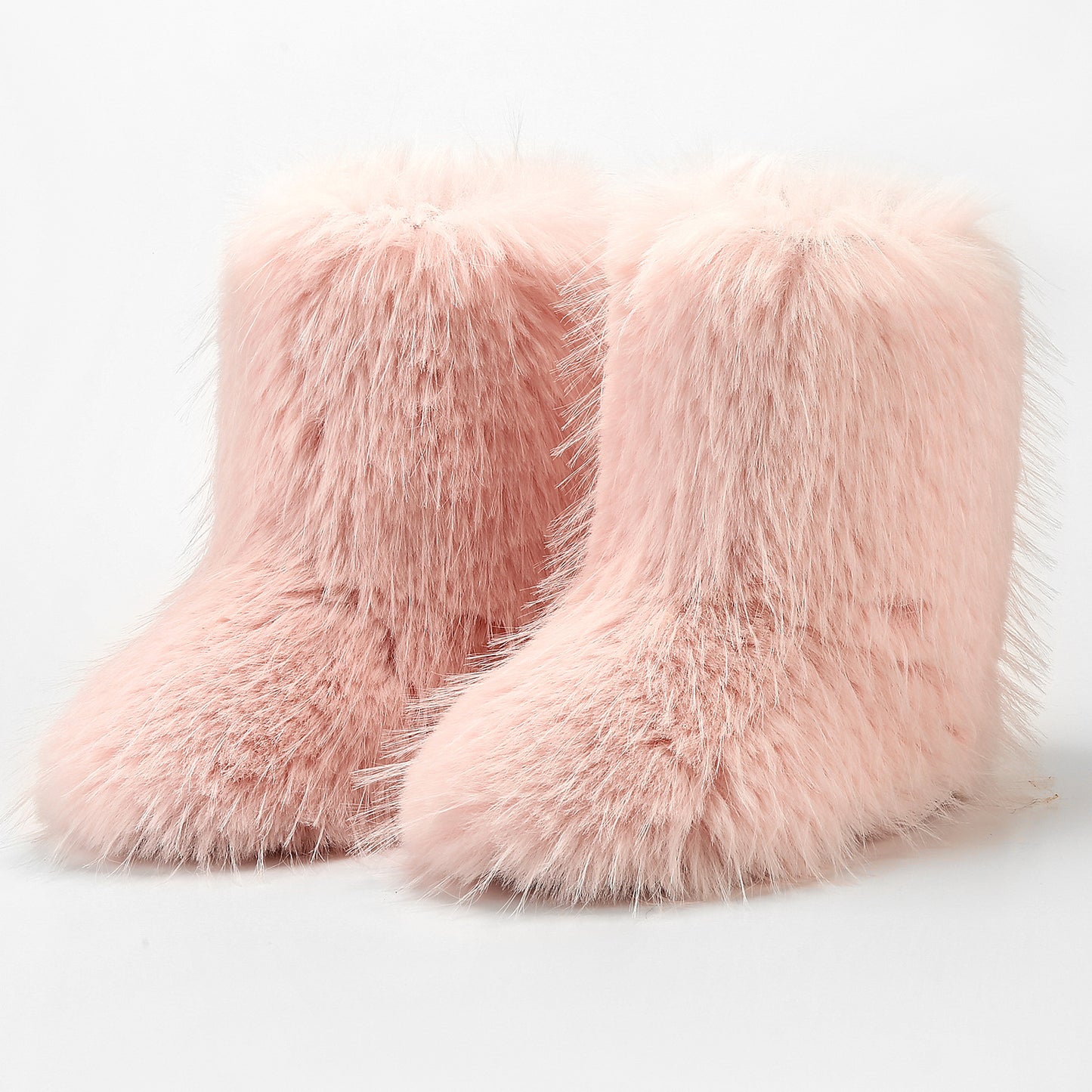 Long Fur Winter Fashion Hot Outdoor Snow Boots
