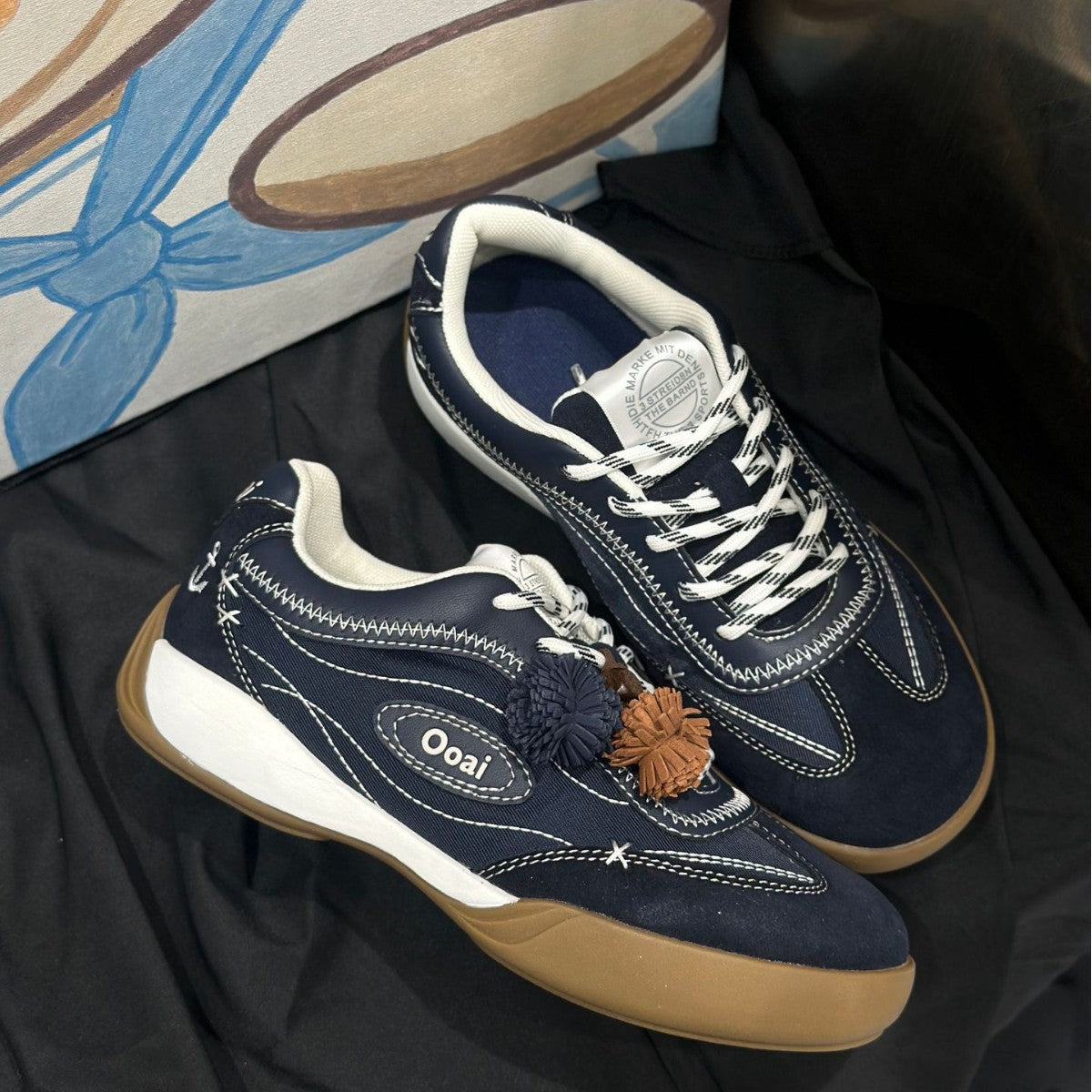 Women's Spruce Oak Ballet Training Fashion Commuter Retro Women's Board Shoes