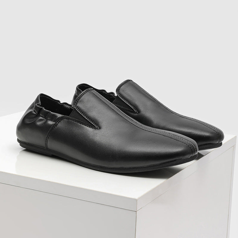 Men's Flat Toe Slip-on Derby Commuter British Loafers/doug Shoes