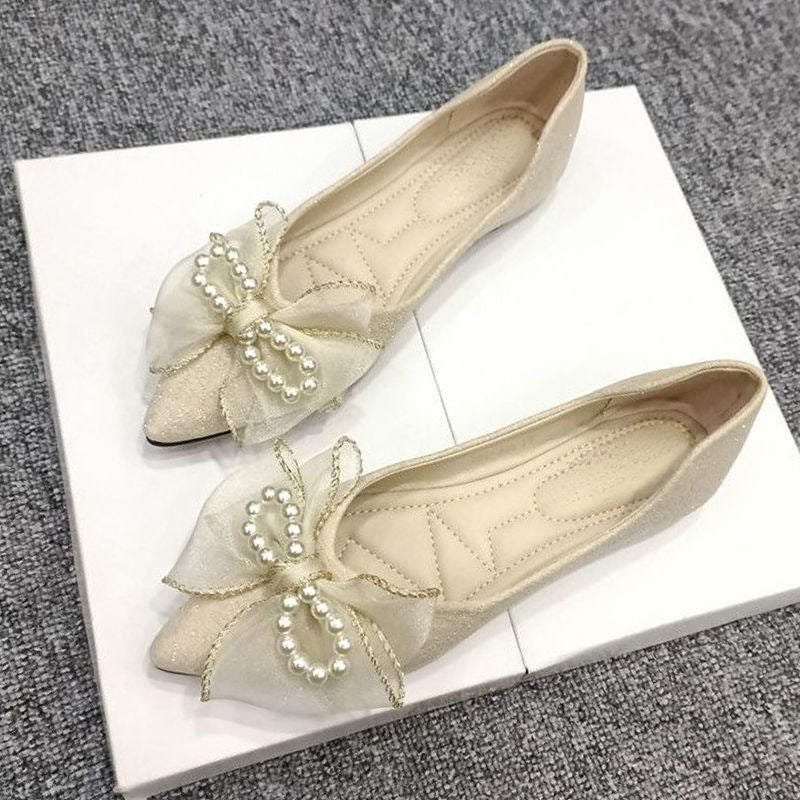 Pumps Pointed Shallow Mouth Fairy Flat Women's Shoes