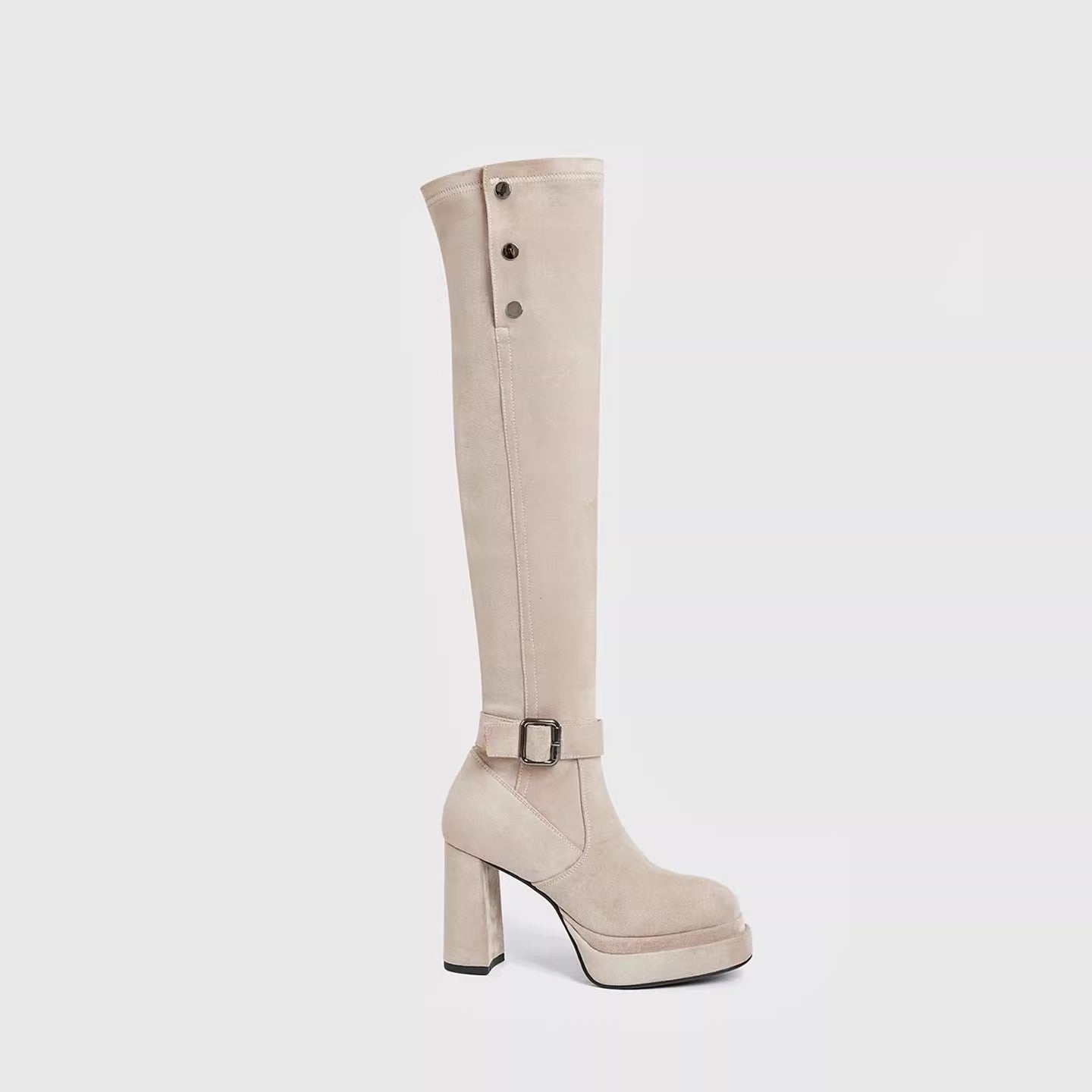 Women's Stretch Korean Drama Female Owner Ancient Early Waterproof Platform Increased Heels