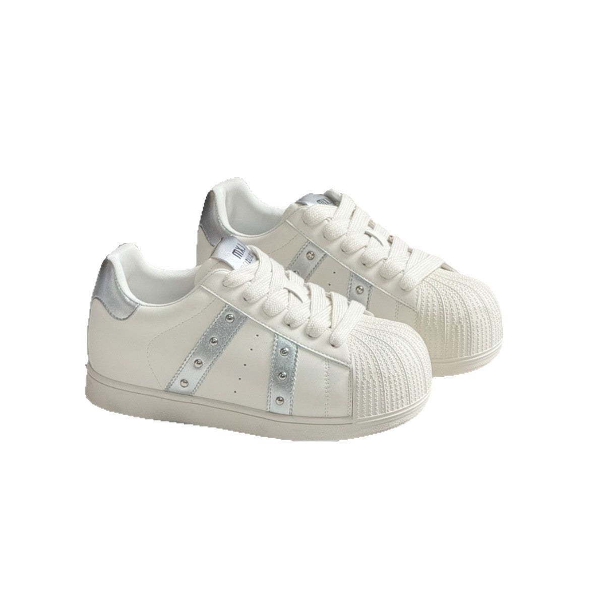 Women's Increasing Insole Shell Toe Board Trendy Women's Casual Shoes