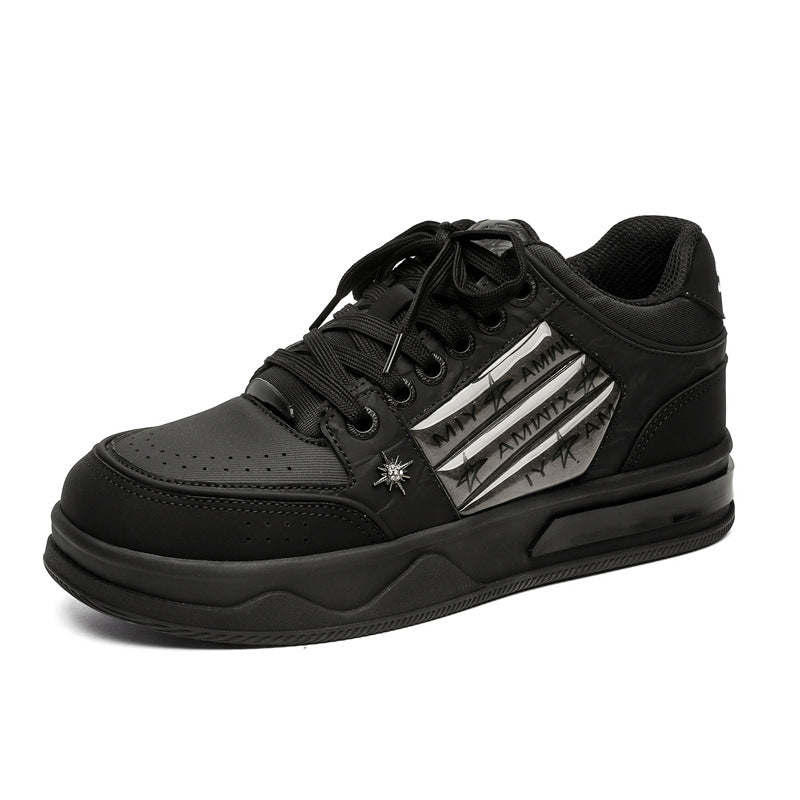 Women's & Men's Fan Black National Fashion Platform Skateboard Men's Board Shoes