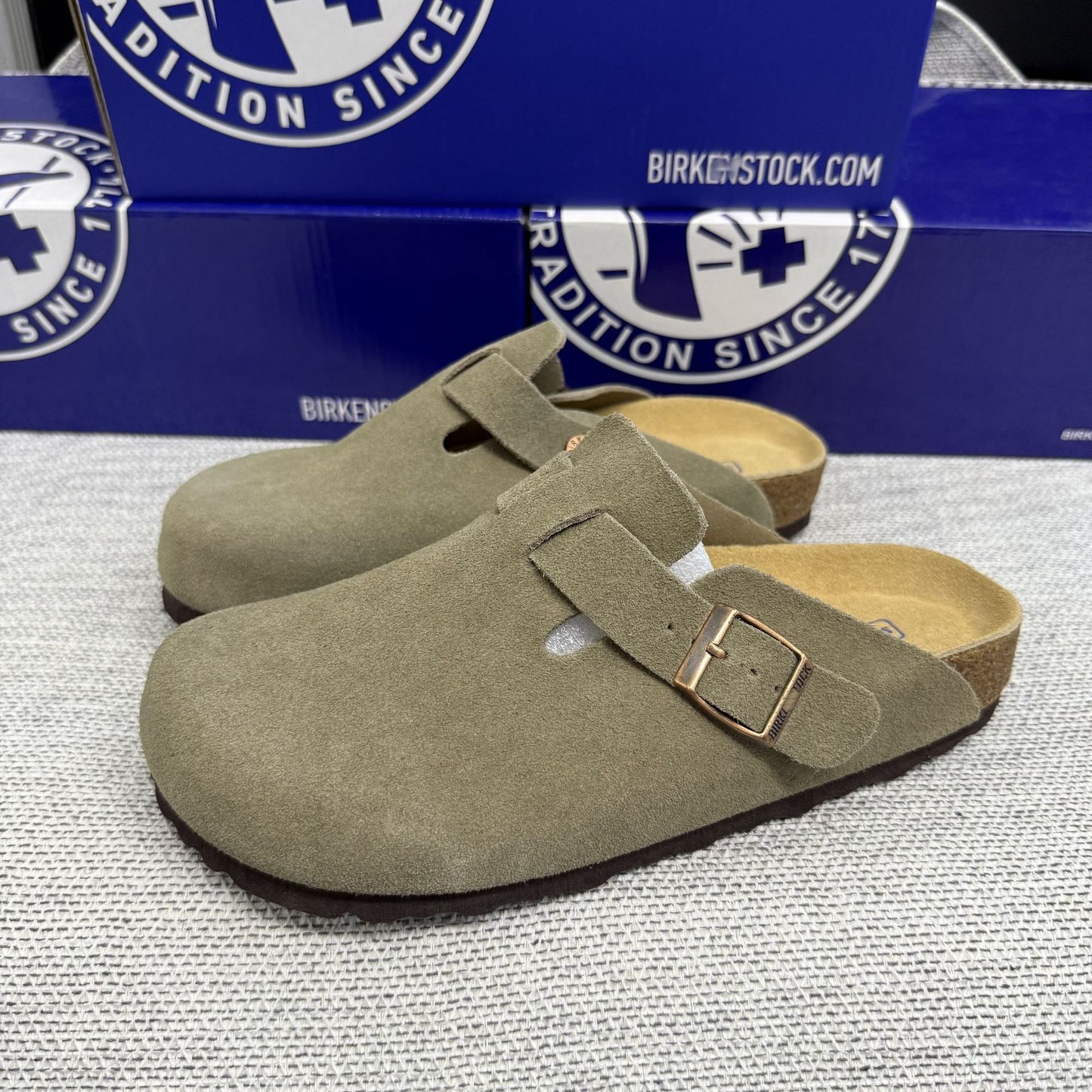 Women's & Men's Half Outerwear For Genuine Cork Sole Thick-soles Slippers
