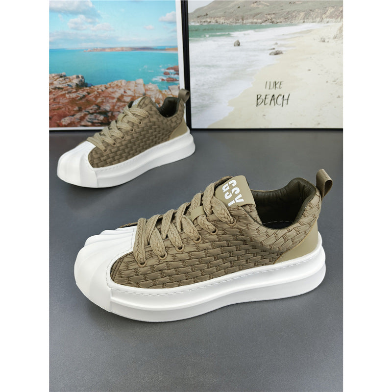 Men's Autumn Shell Low-cut Fashion Board Lightweight Men's Shoes
