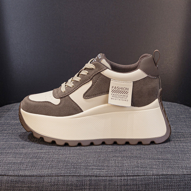 Women's Fashionable Thick Bottom Increased Fashion Letters Sneakers