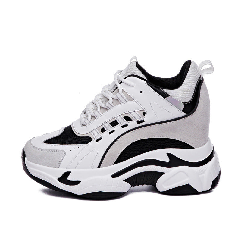 Women's Autumn Flat Height Increasing Wedge Sports Female Women's Casual Shoes
