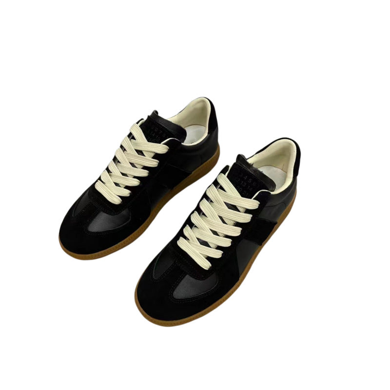 Women's & Men's Couple Fashion Retro White Genuine German Men's Sports Shoes