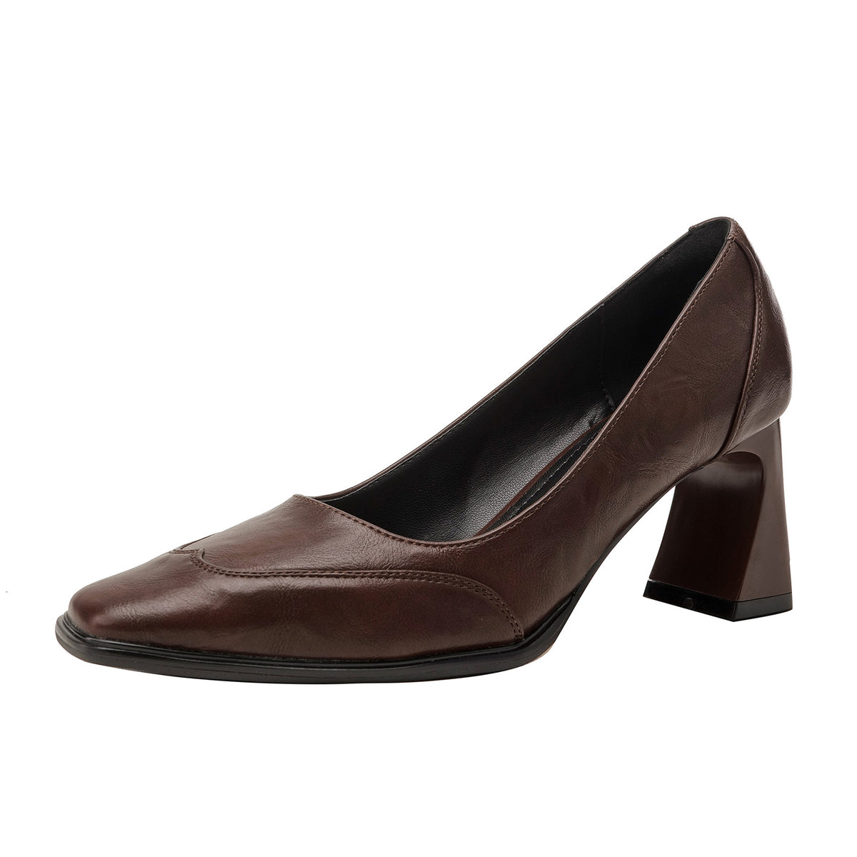 Women's High Elegant Retro Square Toe Low-cut Commute Not Tired Feet Women's Fashion Shoes