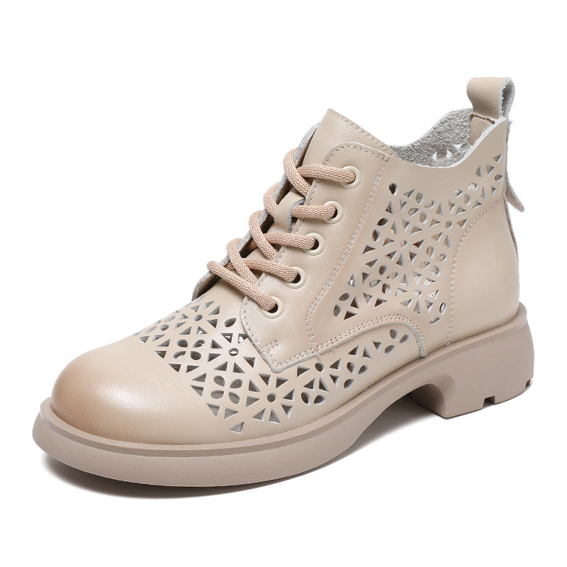 Women's Genuine England Style Dr. Martens V Cut Booties Women's Leather Boots