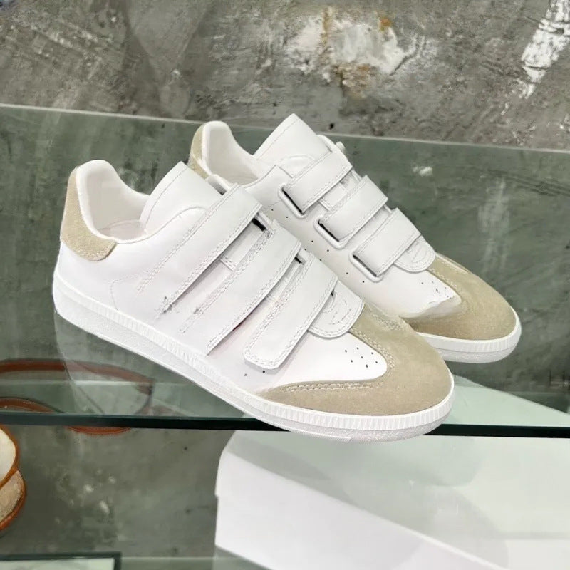 Women's & Men's Magic Stick Flat Breathable Soft Bottom Sports Men's Casual Shoes