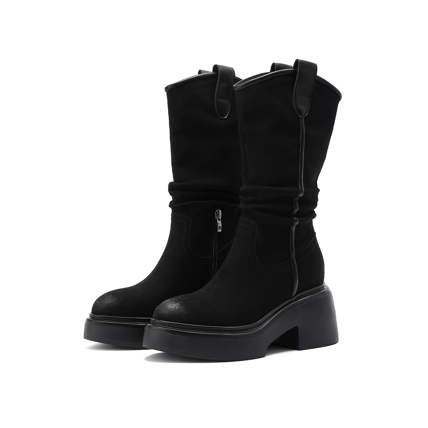 Women's Autumn Western Cowboy Pointed Toe Hidden Boots