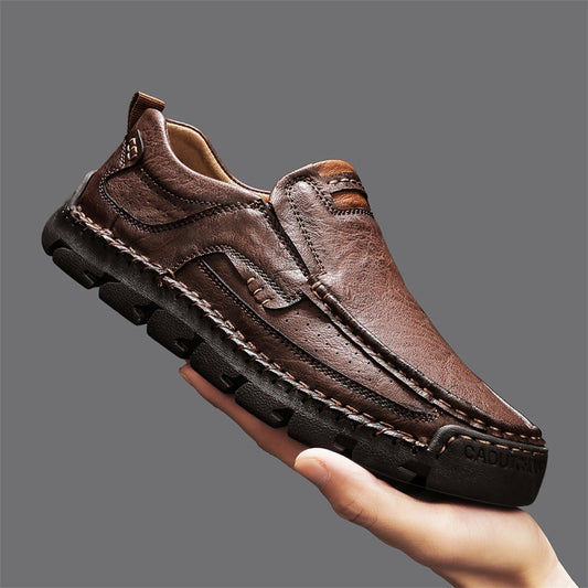 Men's Large Size Trendy Handmade Stitching Men's Shoes