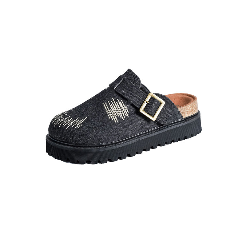 Women's Cap Outdoor Wear Summer Niche Design Sense Retro Casual Shoes