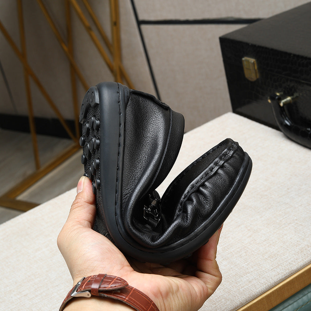 Men's Soft Bottom Breathable Comfortable Slip-on Loafers/doug Shoes