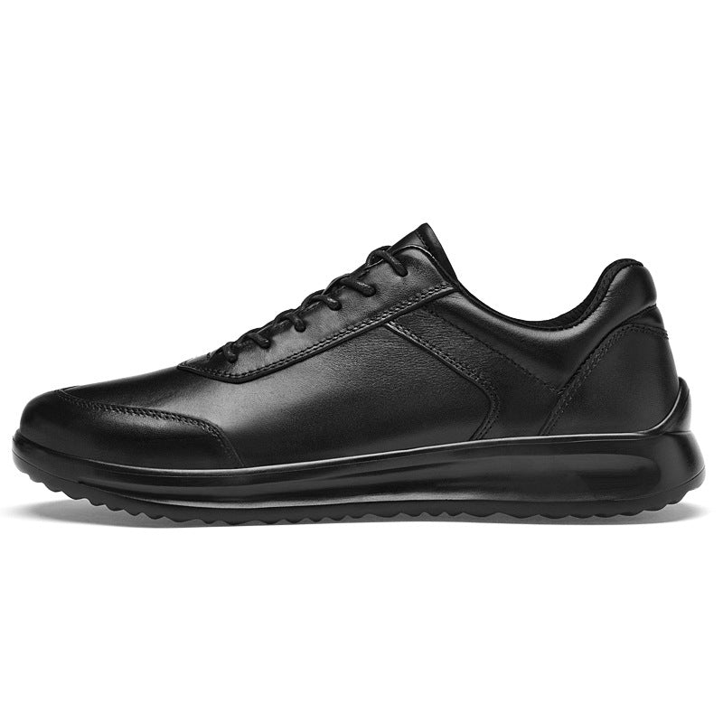 Men's High-grade First Layer Cowhide Comfortable Trendy Lightweight Leather Shoes