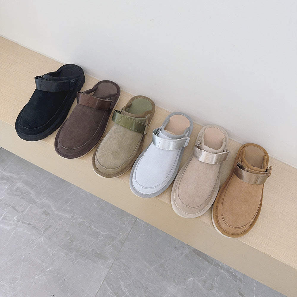 Women's Trailer Magic Stick Toe Cap Plus Size Slippers