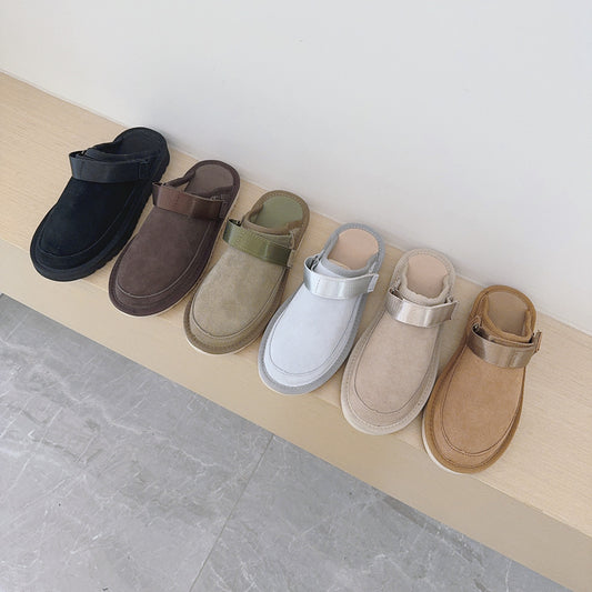 Women's Trailer Magic Stick Toe Cap Plus Size Slippers
