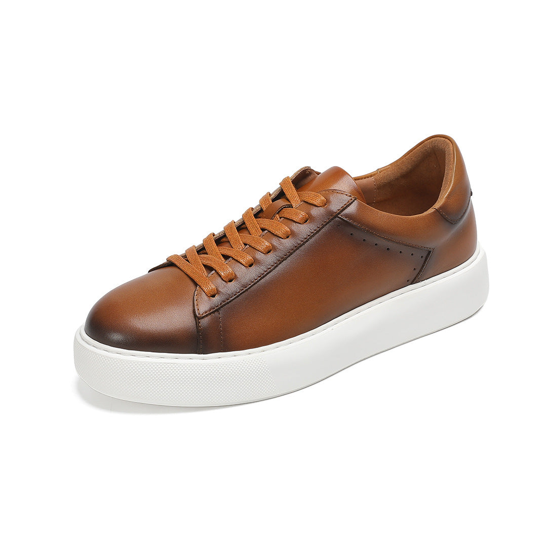Men's Lei Jun Platform White Business Men's Shoes