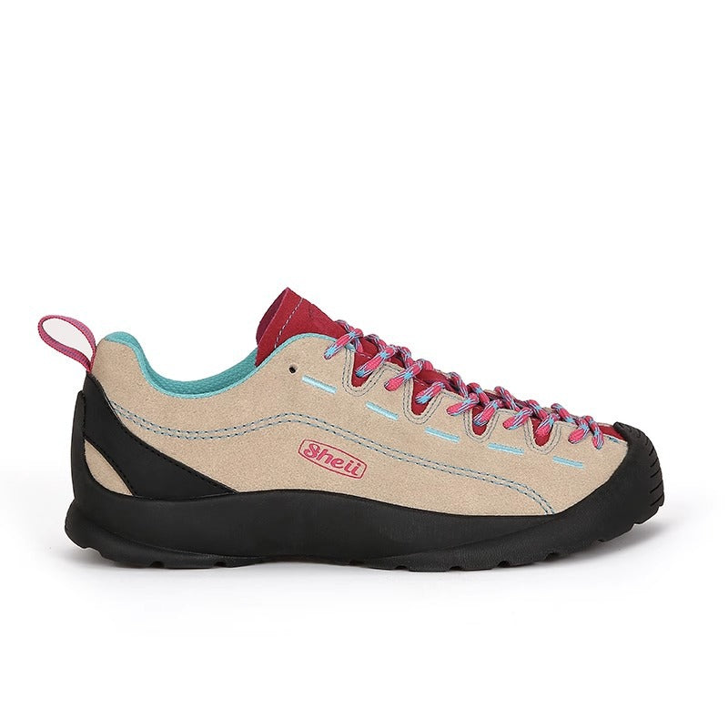 Women's Increasing Insole German Training Outdoor Hiking Thick Bottom Color Women's Sports Shoes