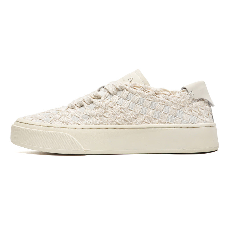 Women's & Men's Summer Solid Color Thick Sole Elevator Wild Canvas Shoes