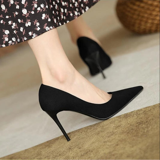 Women's Professional Super High Shallow Mouth Stiletto Women's Fashion Shoes